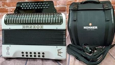 Hohner Corona C-II Redesigned White GCF / Sol 31 Button Accordion | German Made 