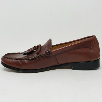 Florsheim Leather Tassel Driving Loafers Narrow Florsheim Mens 9 N Narrow Driving Loafers Slip On Leather  main image 3