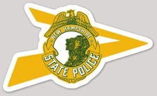 2 Inch Non-Reflective New Hampshire State Patrol Police Troopers Sticker Decal