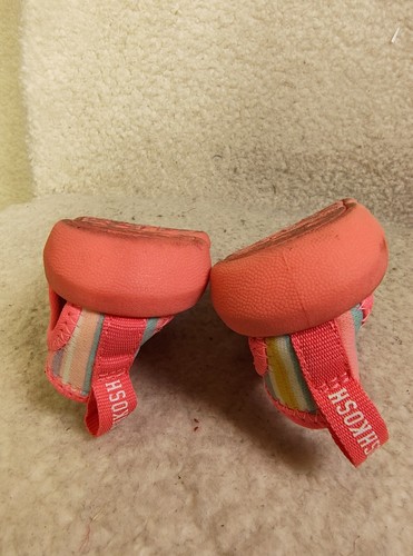 Oshkosh Bgosh Baby Girls Sandals 7M Pink Fabric Stretch Comfort Flat Shoes - Picture 12 of 20
