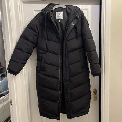 Tog24 Grey Womens Padded Coat Womens Tog24 Nanton, Long Down