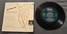 Nat King Cole 10th Anniversary 45 EP Part 4 EAP 4-514 vg+ with picture sleeve