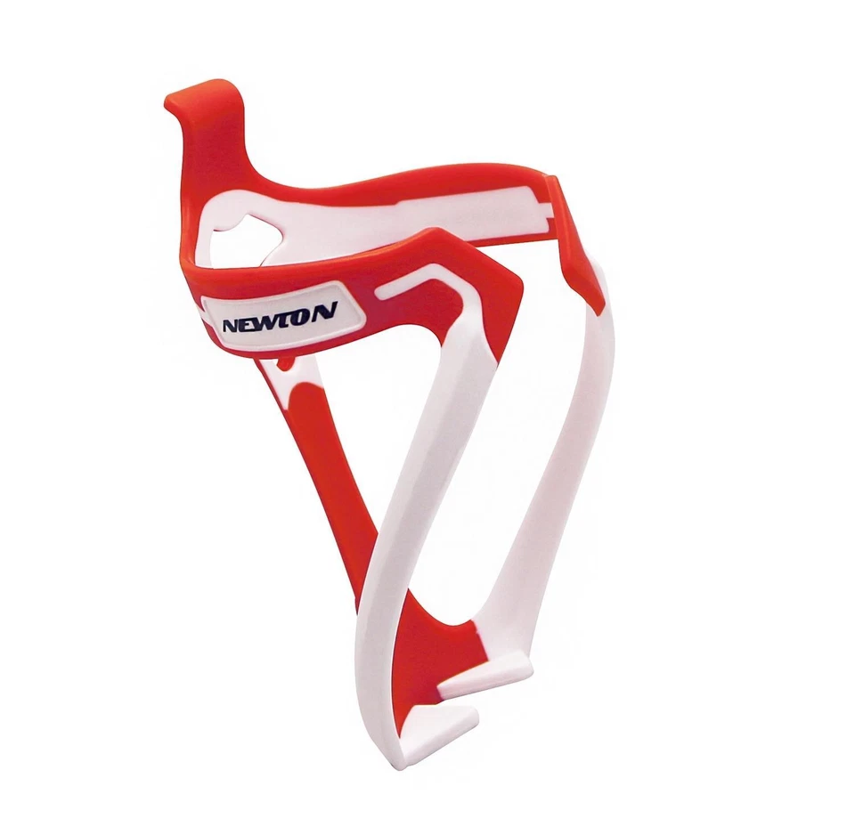 Porte bidon vélo Newton n5 double injection rouge-blanc - Photo 1/1