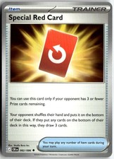 SPECIAL RED CARD 082/086 UNCOMMON CHAOS RISING POKEMON NEAR MINT