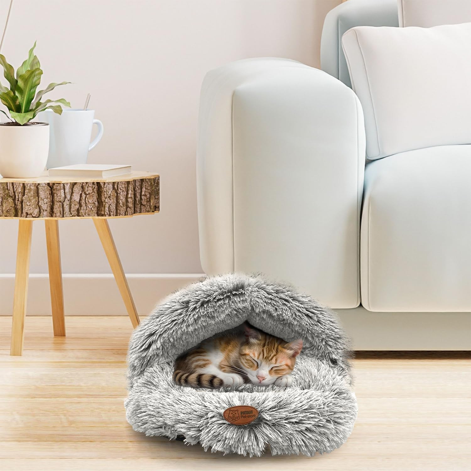 Letto Cane Piccolo e Gatto Friends | Lavabile e Antiscivolo Top Qualità - 4