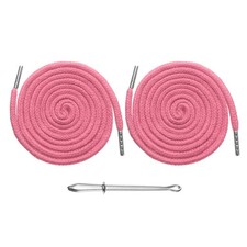 2pcs Drawstring Cords 51" Replacement Drawstring with Threader Pink