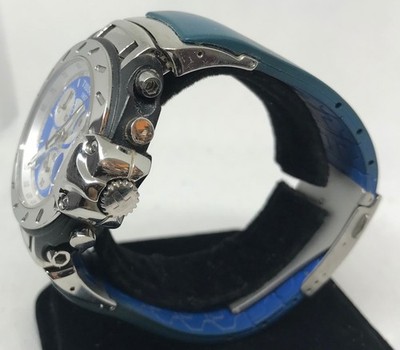 Tissot T-Race T472 Chronograph Blue Dial Men's Watch 45mm Quartz