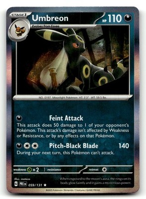 Umbreon Holofoil [PRE-059/131] NM