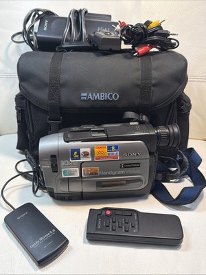 Sony Handycam CCD-TRV62 Hi8 8mm Video Camera Camcorder Tested Working