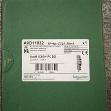 Schneider RCBO 32 Amp 30mA Type C 32A Acti9 iC60H A9D11832