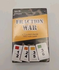 Fraction War Game: A Fun Fast-Paced Fraction Card Game - Make Learning Fun NEW