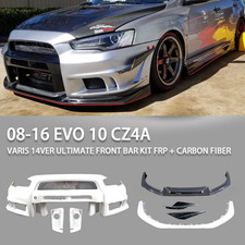 7pcs Fit 2008-2016 Mitsubishi Evolution Evo 10 Frp Carbon Fiber Front Bumper Kit 7pcs Fit 2008-2016 Mitsubishi Evolution Evo 10 Frp Carbon Fiber Front Bumper Kit