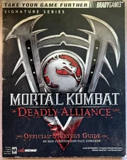 Mortal Kombat Deadly Alliance Guide – BradyGames – Complete – Fatalities + Krypt
