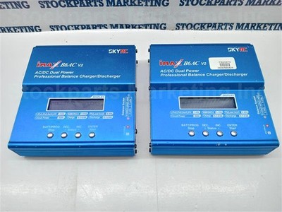 Lot 2pcs SkyRc iMAX B6AC V2 Dual Power Professional Balance Charger/Discharger 