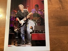 Eric Clapton Original Stage Concert Photos With Setlist & Ticket Stubs