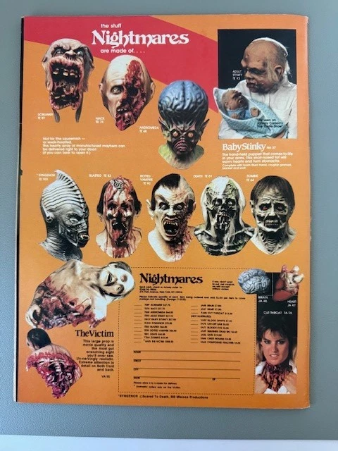 GOREZONE Vintage Horror Magazine Issues 1-9 With Posters Freddy Jason Halloween - Image 3 of 4