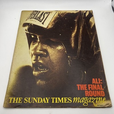 MUHAMMAD ALI 'The Final Round' - The Sunday Times Magazine (8 SEP 1974) Rumble