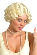 20s Flapper Wig in Blonde Roaring Twenties Costume Wigs
