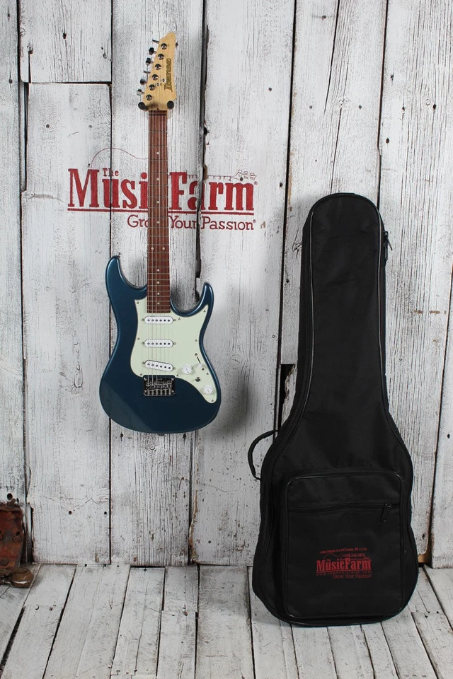 Guitarra elétrica Ibanez AZES31 oceano ártico acabamento metálico com bolsa Gig - Imagem 2 de 4