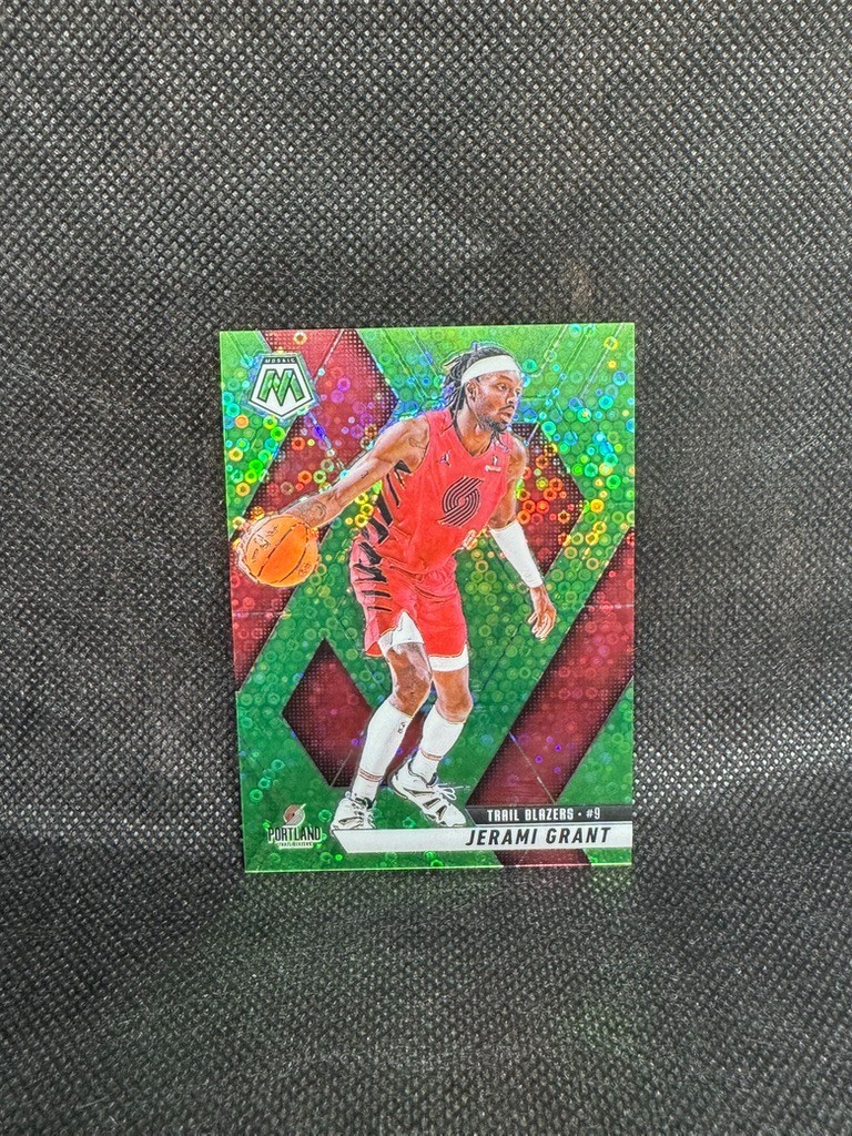 Jerami Grant 2024-25 Panini Mosaic Fast Break GREEN /5 Prizm SSP!