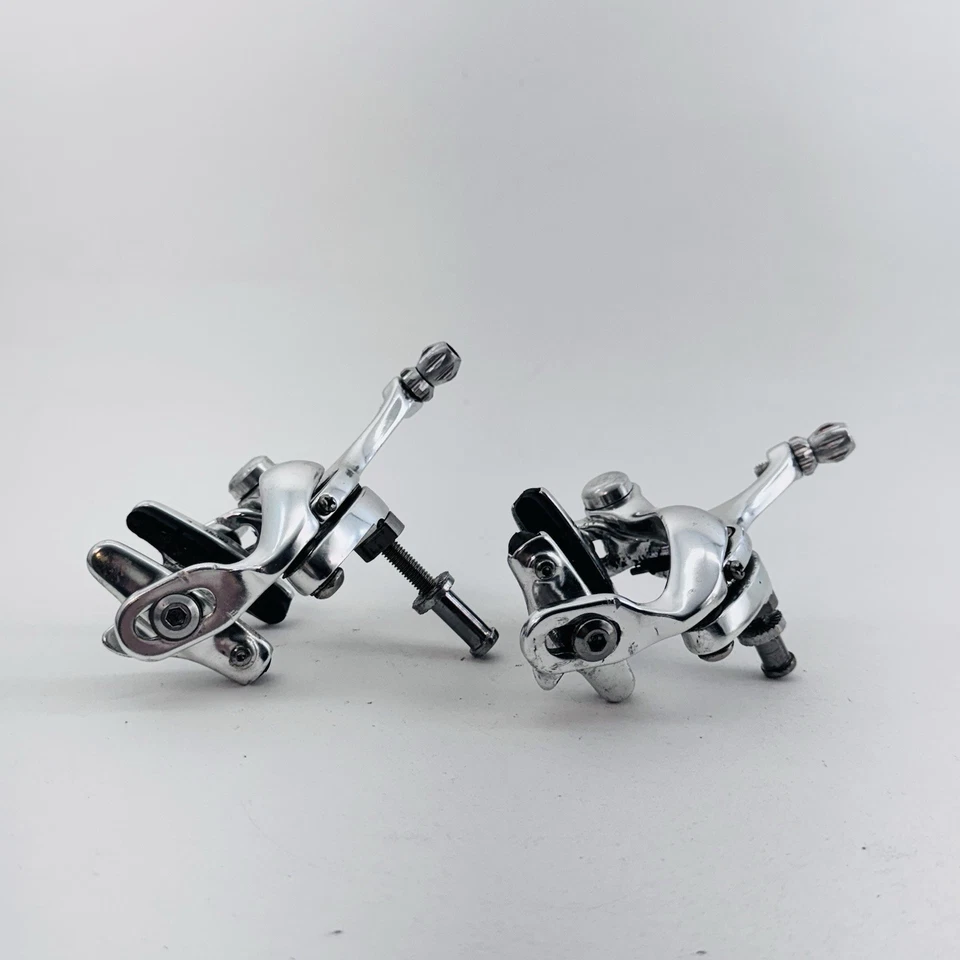 Винтажный комплект тормозных суппортов Promax 451AG боковая тяга двойной шарнир утопленный серебристый A04 - Изображение 4 из 4