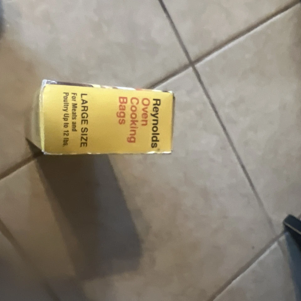 Bolsas de cocina para horno Reynolds vintage caja grande de 5 14" x 20" nuevo utilería de stock antiguo Foto 4 de 4