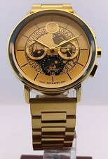 Vintage Men's Movado Bold yellow gold Dial Date Working Condition Wristwatch
