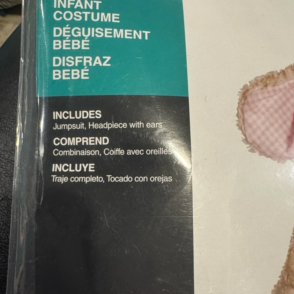 Disfraz de cordero infantil rubíes con detalles rosas. Talla 6-12 meses. Nuevo con etiquetas Foto 4 de 4