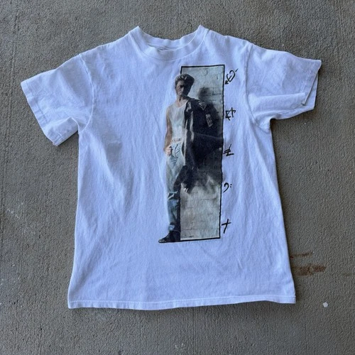 George Michael The Faith Tour Concert T Shirt S 1980s vintage concert t-shirt, vintage, size S, single stitch, B+ condition
