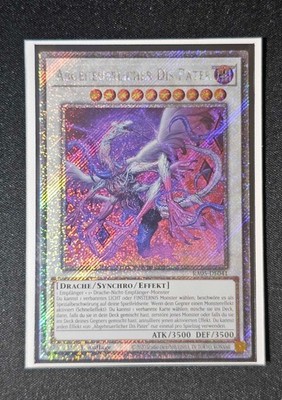 YuGiOh Abgeheuerlicher Dis Pater Platinum Secret Rare RA05-DE041 Bystial Dis Pat