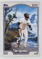 2025 Topps X Bob Ross The Joy of Baseball Riley Greene #38