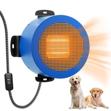 Neighborhood Dog House Heater 400W, Wall Mount, 10ft Anti Bite Cord, Waterpro...