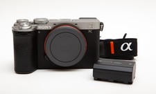 Sony Alpha A7C II 4K UHD Mirrorless Camera Body Silver (ILCE-7CM2/S) * Low Use!