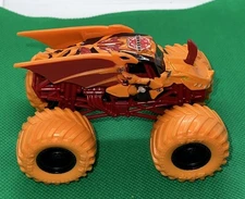 Monster Jam Bakugan Dragonoid 1:64 Monster Truck Orange Dragon 2022