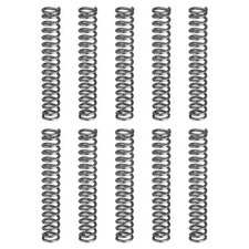 30Pcs Compression Spring, 8mm OD 1.2mm Wire Size 50mm Free Length, Silver Tone