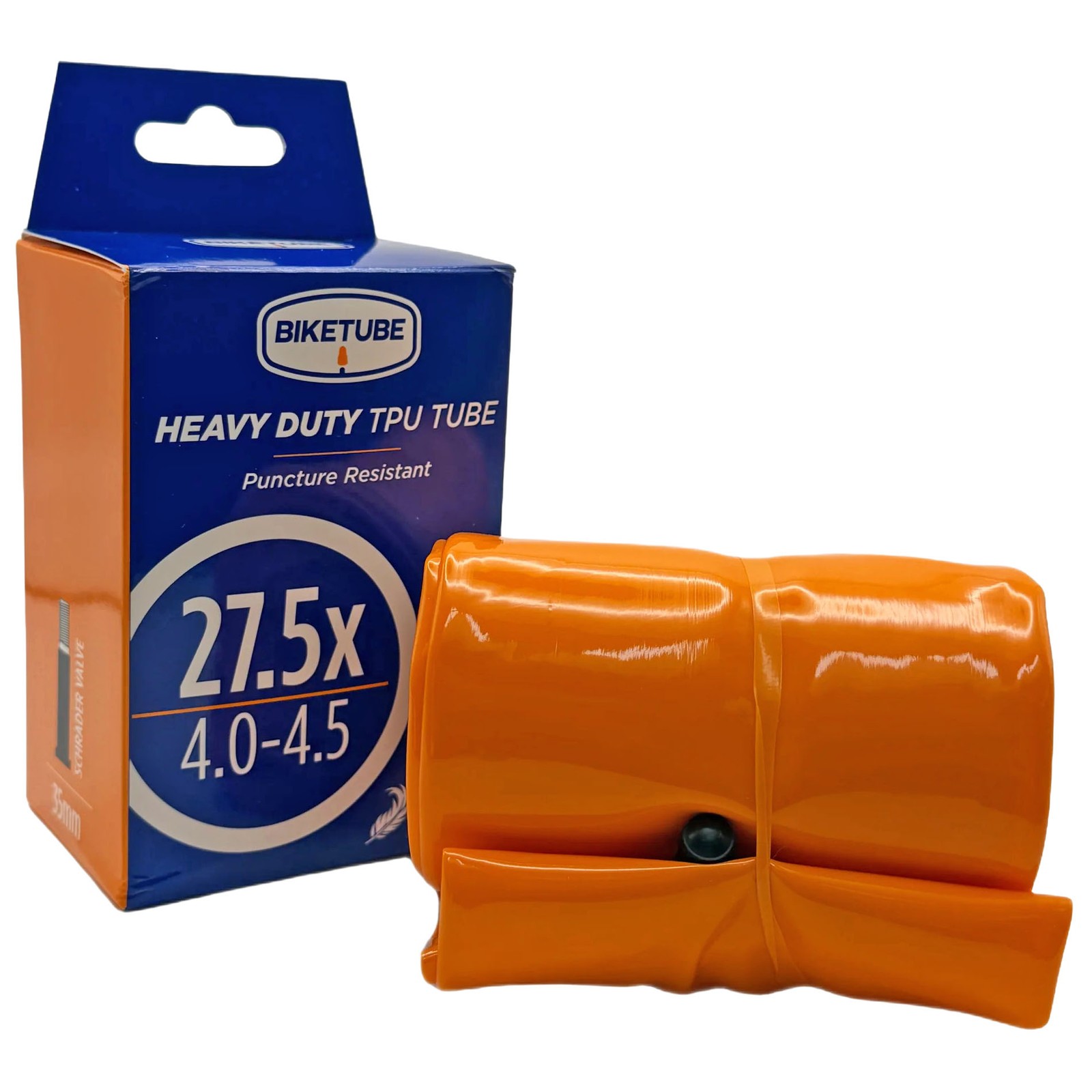 Heavy Duty TPU E-Bike Tube 27.5x4.0-4.5'' | Lightweight Puncture-Resistant