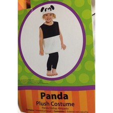 NEW Panda Bear Plush Halloween Party Costume Size 2T Toddler