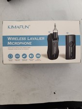 Kimafun 4330939049 2.4G Wireless Lavalier Microphone with Voice Amplifier