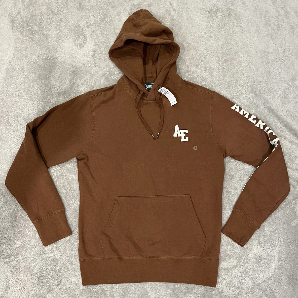 Sweat à Capuche American Eagle Outfitters – Taille XS Gris – Occasion En Très Bon état