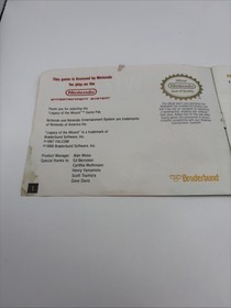 Legacy of the Wizard for NES original Nintendo MANUAL ONLY MO92324
