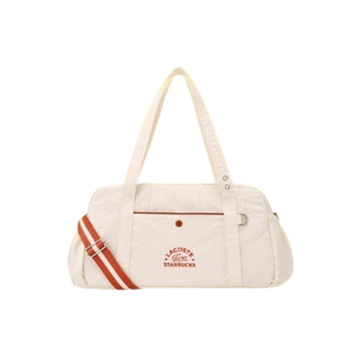 Starbucks x Lacoste Ivory Multiple Bag