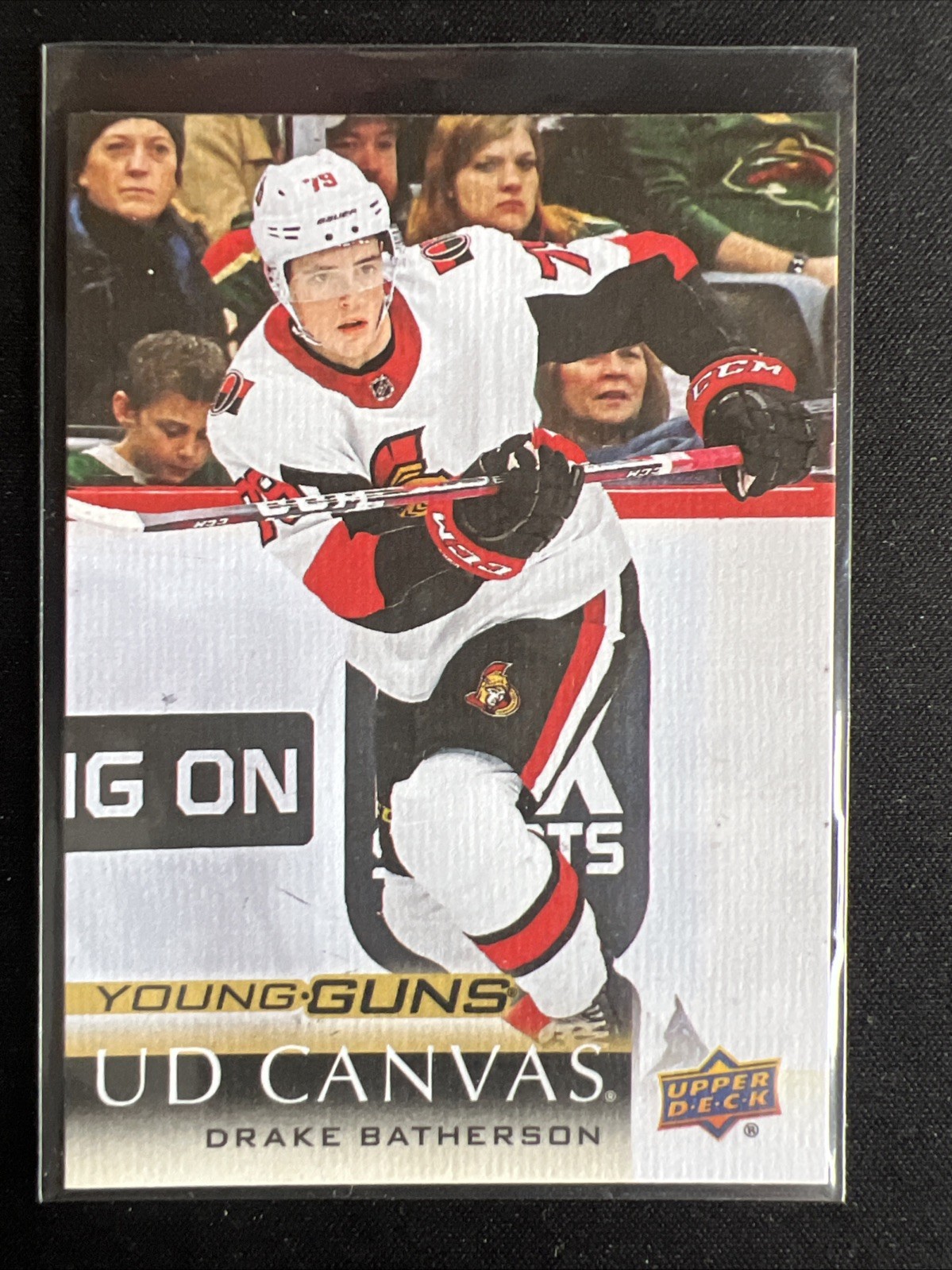 2018-19 UPPER DECK CANVAS #C230 DRAKE BATHERSON YG UD YOUNG GUNS SENATORS