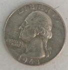 1963 25C Washington Quarter Junk Silver