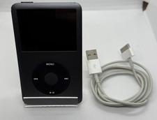 Apple iPod Classic 160 GB 7. Generazione 7G Nero-Argento Ottime Condizioni #021