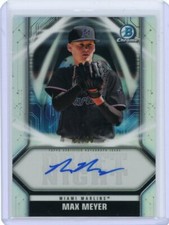 2020 Bowman Draft Baseball Draft Night Auto #DNA-MM Max Meyer #01/99