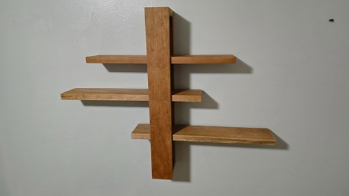 Floating Shelf Handmade made from cherry wood Book Shelf, Wall Decor, Home Decor - Picture 4 of 10