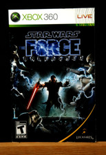 STAR WARS FORCE UNLEASED  MANUAL Only Microsoft XBOX 360 NO GAME Authentic