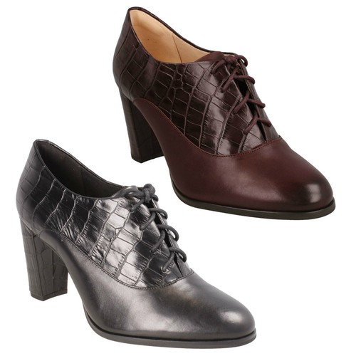 KAYLIN IDA LADIES CLARKS LACE UP HEELS 