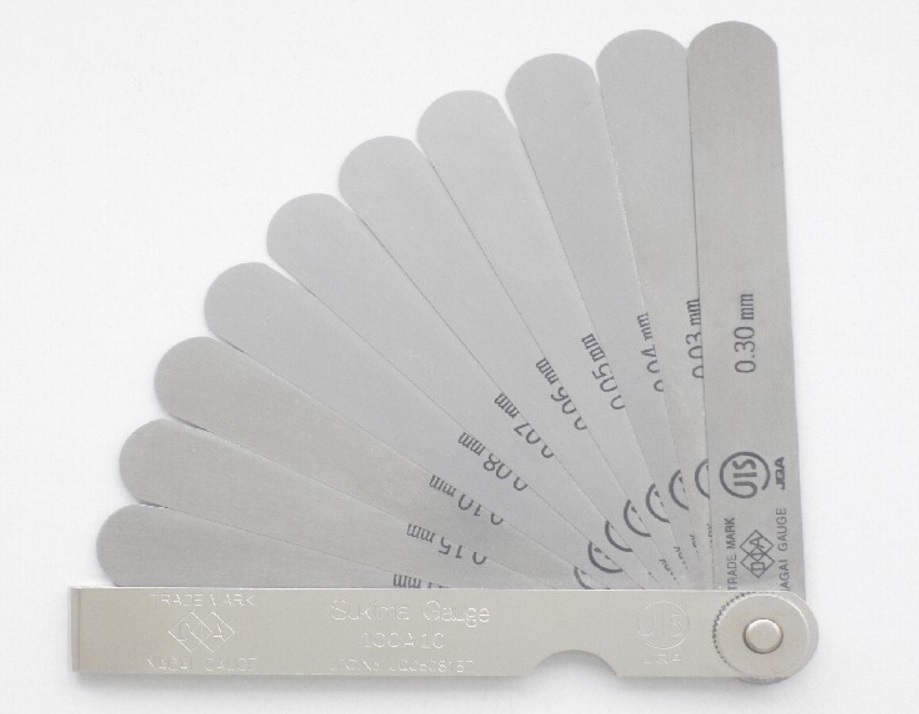 NAGAI FEELER GAUGE JIS A TYPE (0.03-0.30) 100A10 MADE IN