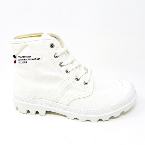 Palladium Pallabrousse Legion Wax Star White Mens Size 8.5 Boots 77018 116